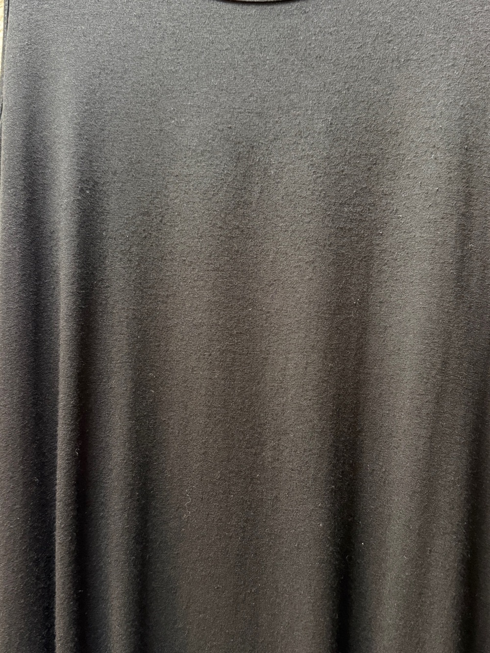 Eileen Fisher Maxi Tank Dress L Black Viscose Jersey - Picture 5 of 8